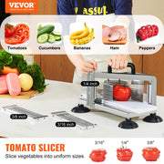 Commercial Tomato Slicer, 1/4"+3/8"+3/16" Tomato Cutter Slicer, Stainless Steel Heavy Duty Tomato Slicer V952-FQQPJZTS14388D14CV0