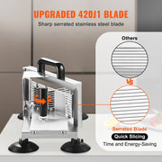 Commercial Tomato Slicer, 1/4 inch Tomato Cutter Slicer, Stainless Steel Heavy Duty Tomato Slicer Machine, V952-FQQPJZTS14INE1FJXV0