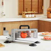 Commercial Tomato Slicer, 1/4 inch Tomato Cutter Slicer, Stainless Steel Heavy Duty Tomato Slicer Machine, V952-FQQPJZTS14INE1FJXV0