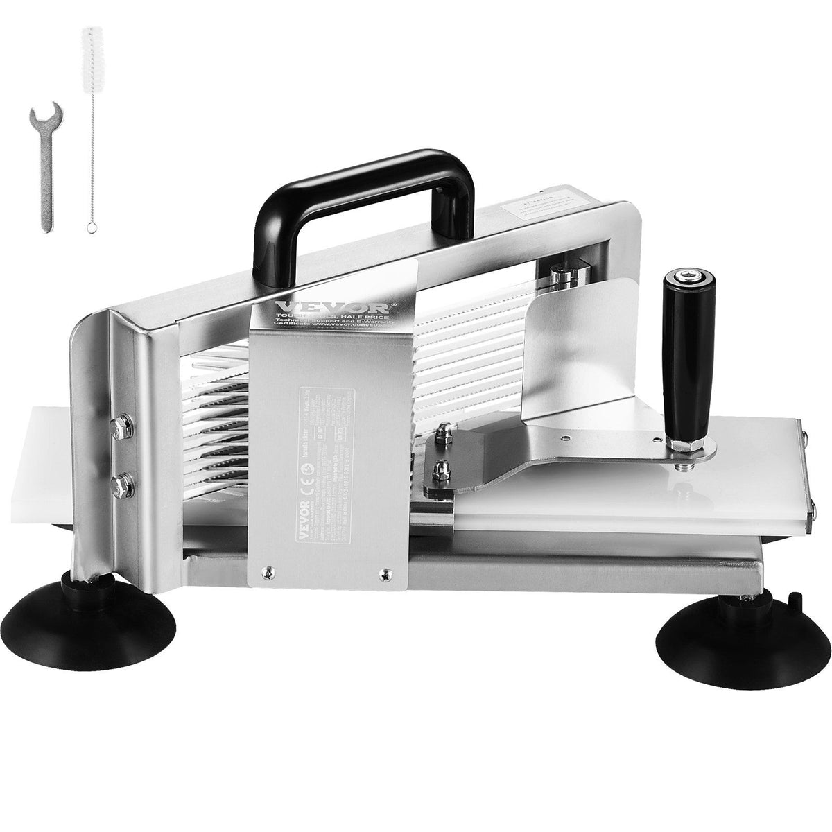 Commercial Tomato Slicer, 1/4 inch Tomato Cutter Slicer, Stainless Steel Heavy Duty Tomato Slicer Machine, V952-FQQPJZTS14INE1FJXV0
