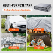 Tarp Waterproof Tarpaulin 20 x 30 ft 10 Mil Plastic Poly Tear UV Resistant V952-FSBWYNZPEPE207MCQV0