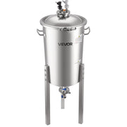 Stainless Steel Conical Fermenter, 8 Gal/30L Home Brewing Fermenation Tank, Brew Bucket Fermentor with V952-FSSPJNJXT2FTG68GV001V0