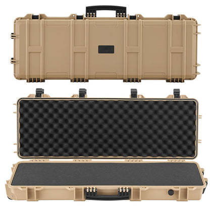 Hard Rifle Case, Lockable Rifle Case with Pre-cut Foams, 1016 mm Gun Storage with Wheels, IP67 Waterproof & V952-FSYZBQH40127WY6H3001V0