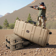 Hard Rifle Case, Lockable Rifle Case with Pre-cut Foams, 1016 mm Gun Storage with Wheels, IP67 Waterproof & V952-FSYZBQH40127WY6H3001V0