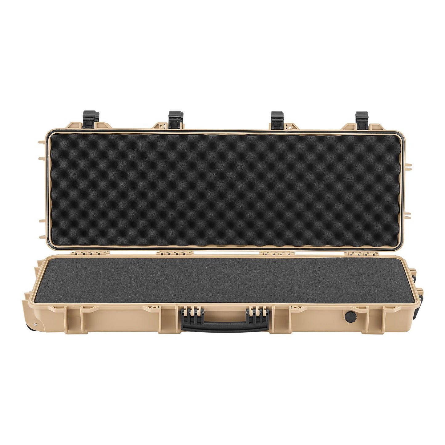 Hard Rifle Case, Lockable Rifle Case with Pre-cut Foams, 1016 mm Gun Storage with Wheels, IP67 Waterproof & V952-FSYZBQH40127WY6H3001V0