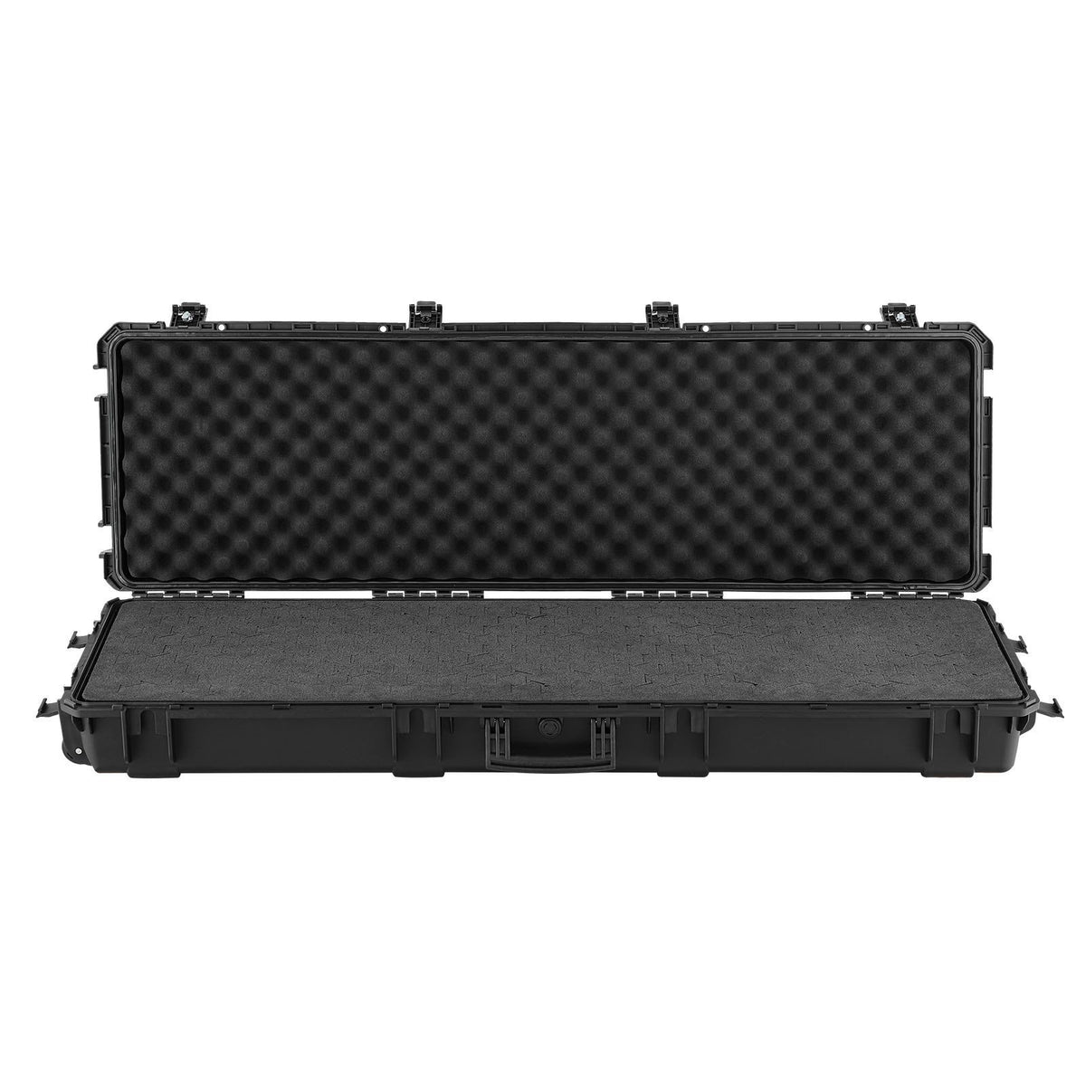 Hard Rifle Case, Lockable Rifle Case with Detachable XPE Foam, 1270 mm Gun Storage with Wheels, IP67 V952-FSYZBQH50391UMADX001V0