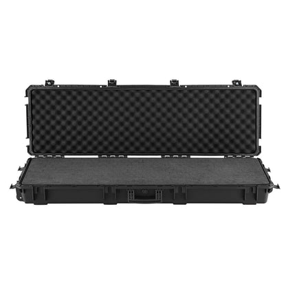 Hard Rifle Case, Lockable Rifle Case with Detachable XPE Foam, 1270 mm Gun Storage with Wheels, IP67 V952-FSYZBQH50391UMADX001V0