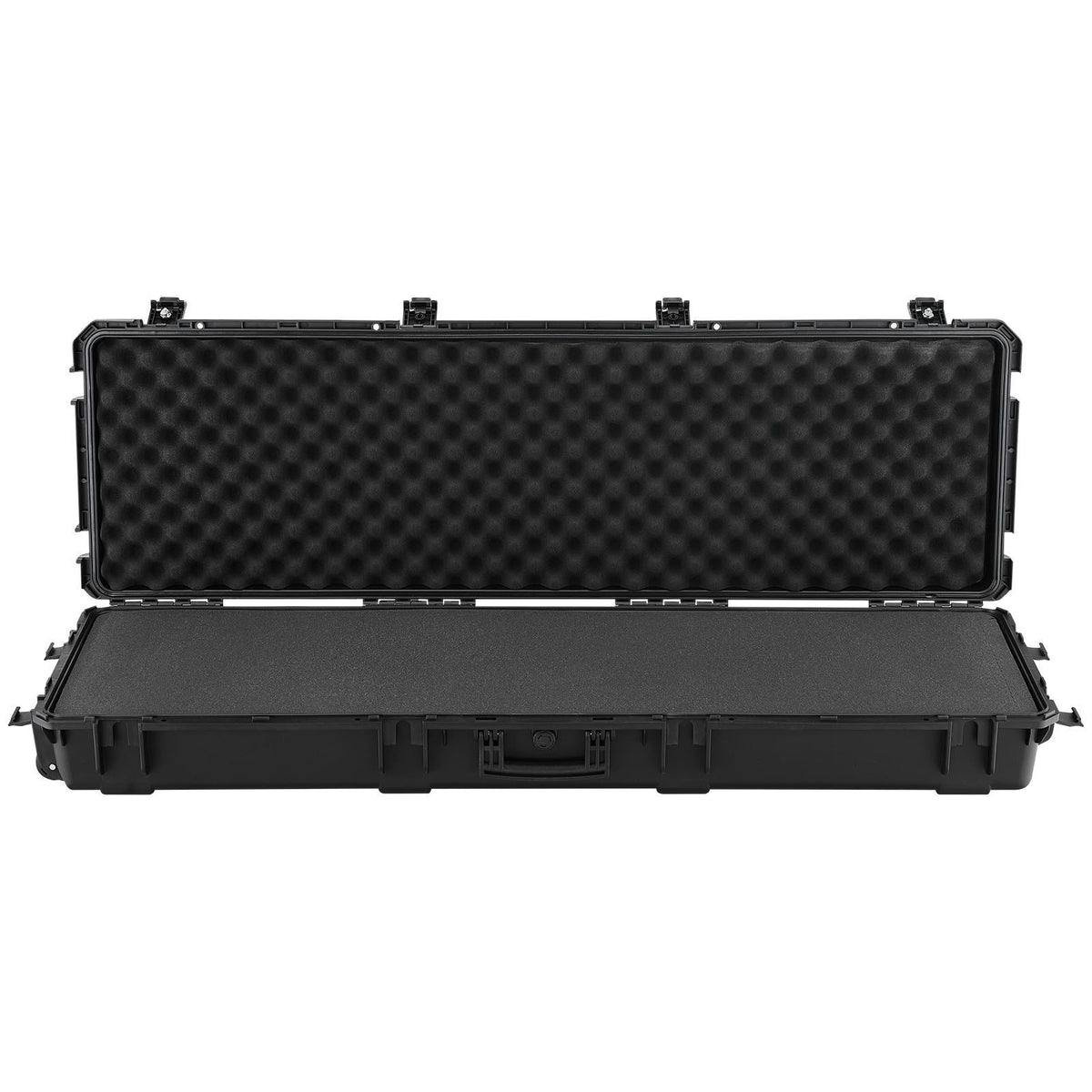 Hard Rifle Case, Lockable Rifle Case with Pre-cut Foams, 1320 mm Gun Storage with Wheels, Heavy Duty IP67 V952-FSYZBQH52415ECG24001V0