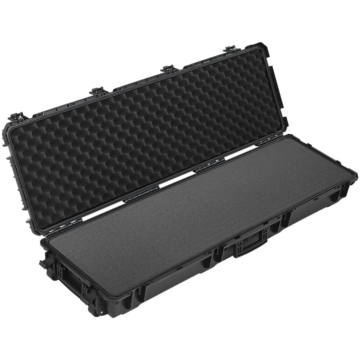Hard Rifle Case, Lockable Rifle Case with Pre-cut Foams, 1320 mm Gun Storage with Wheels, Heavy Duty IP67 V952-FSYZBQH52415ECG24001V0