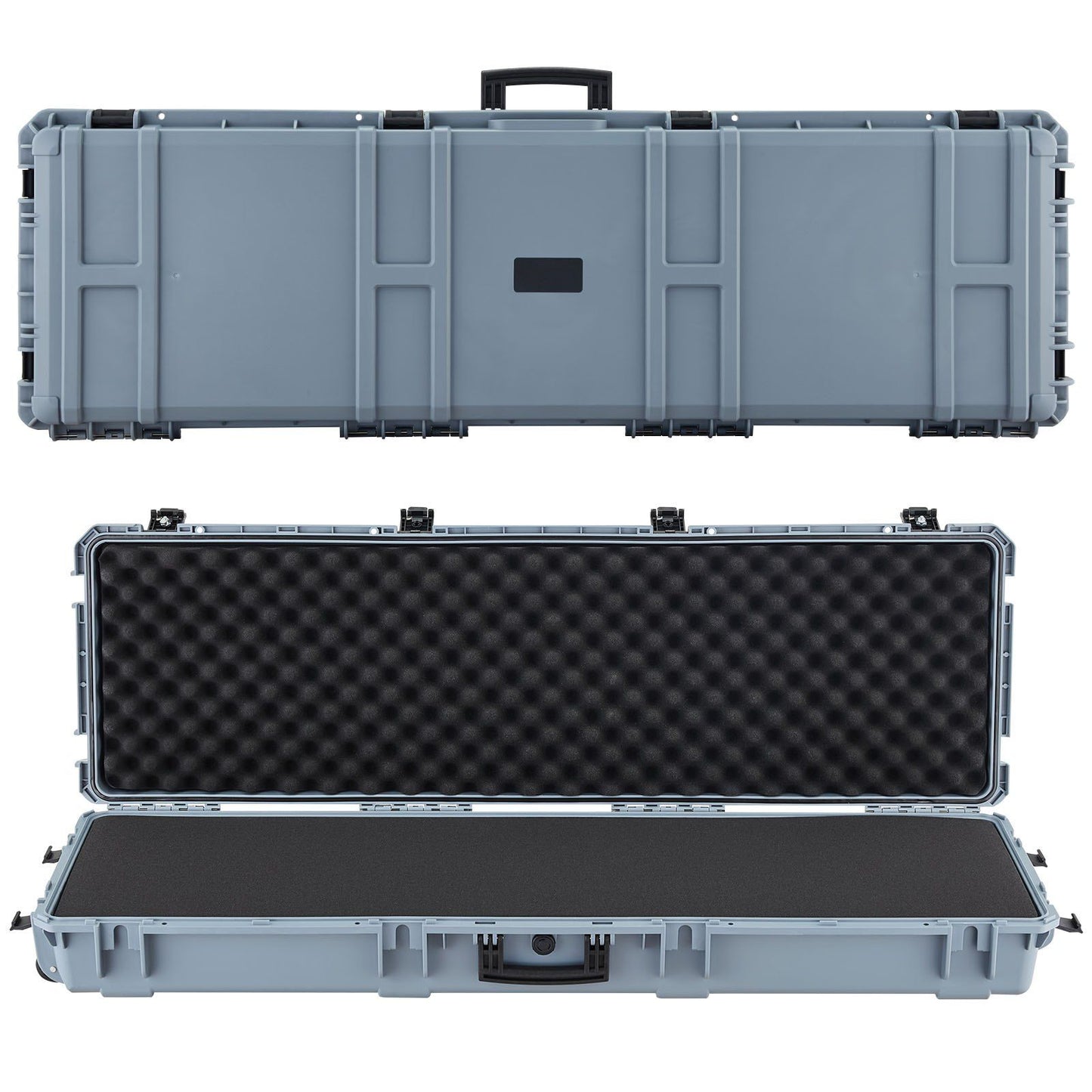 Hard Rifle Case, Lockable Rifle Case with Pre-cut Foams, 1320 mm Gun Storage with Wheels, Heavy Duty IP67 V952-FSYZBQH52415N8LQJ001V0