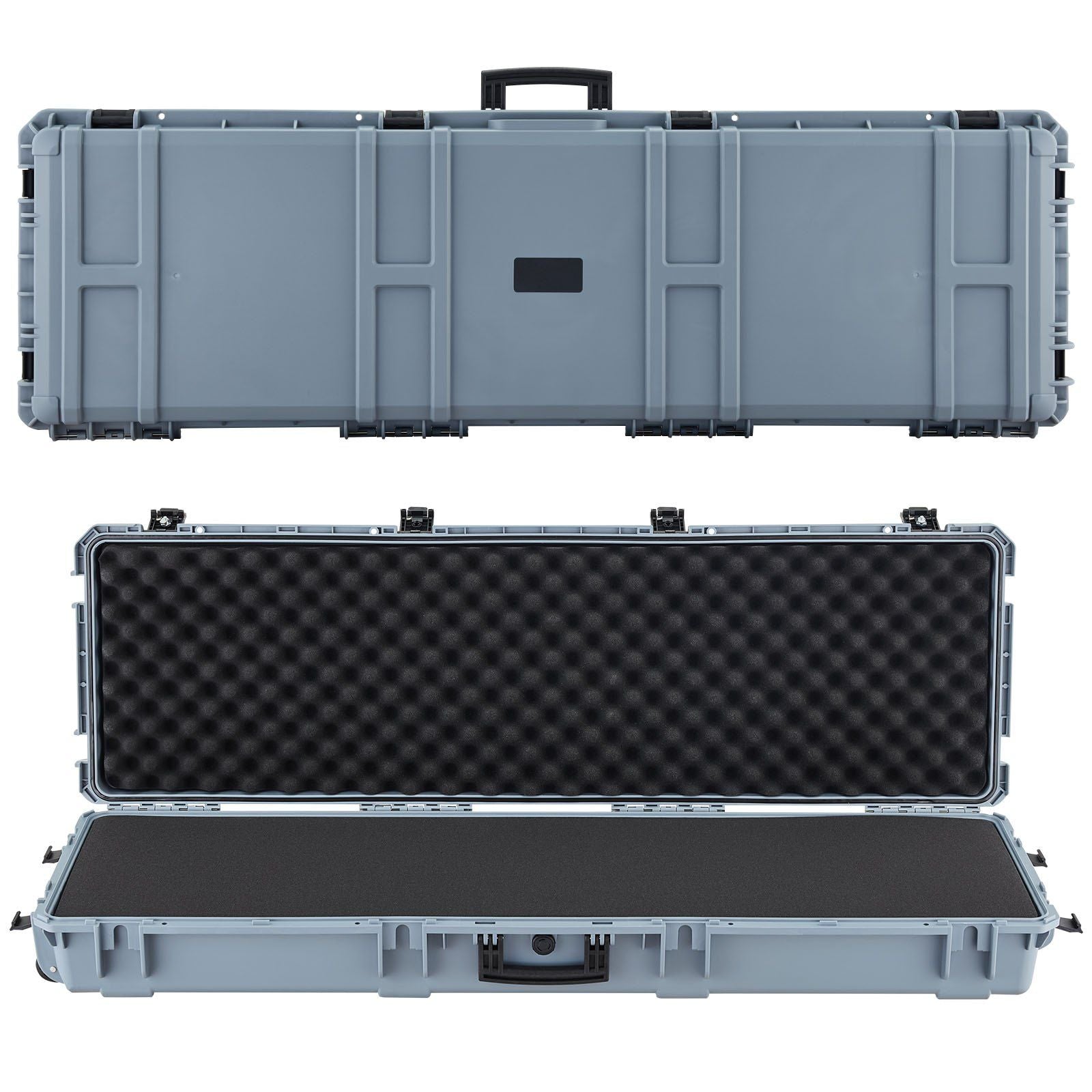Hard Rifle Case, Lockable Rifle Case with Pre-cut Foams, 1320 mm Gun Storage with Wheels, Heavy Duty IP67 V952-FSYZBQH52415N8LQJ001V0