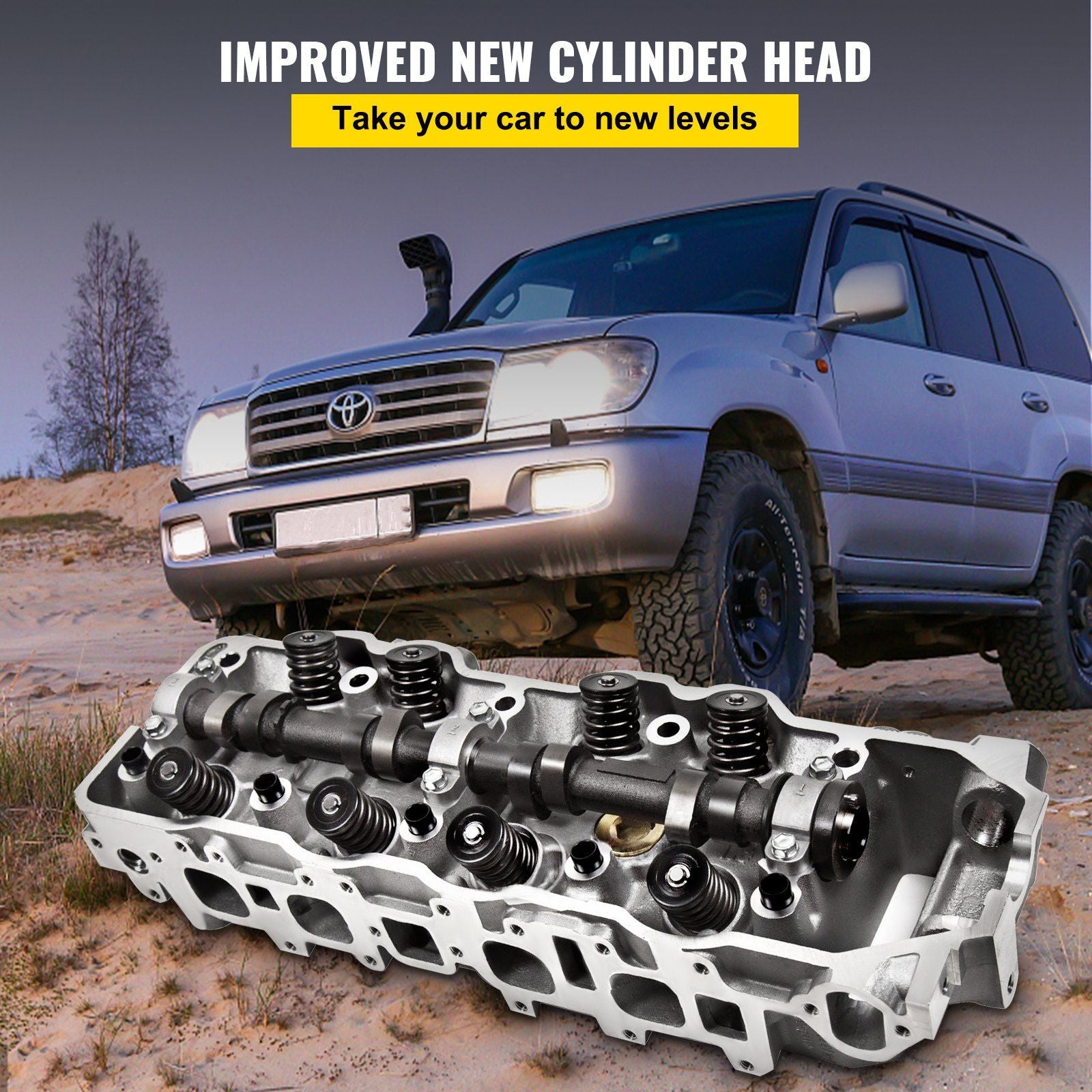 Cylinder Head Fit For Toyota 4 Runner 185-95 Fit Toyota Pickup 85-95 2.4L V952-FT22RGGZC00000001V0