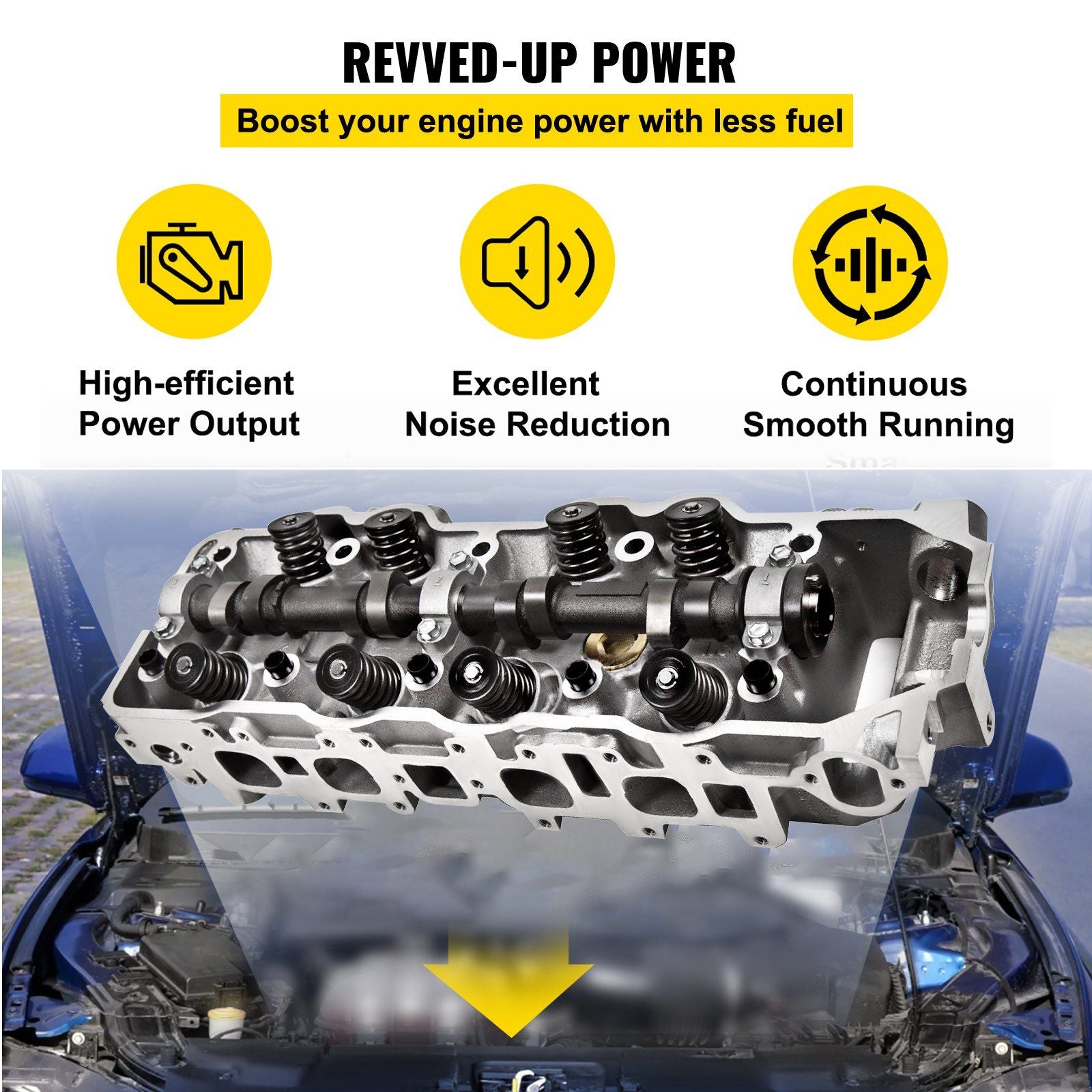 Cylinder Head Fit For Toyota 4 Runner 185-95 Fit Toyota Pickup 85-95 2.4L V952-FT22RGGZC00000001V0