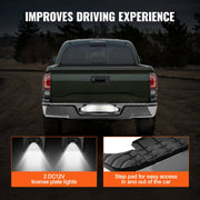 Rear Step Bumper Chrome Steel Bumper Assembly for 2007-2013-Toyota Tundra V952-FTK20072013T4XEYOV9