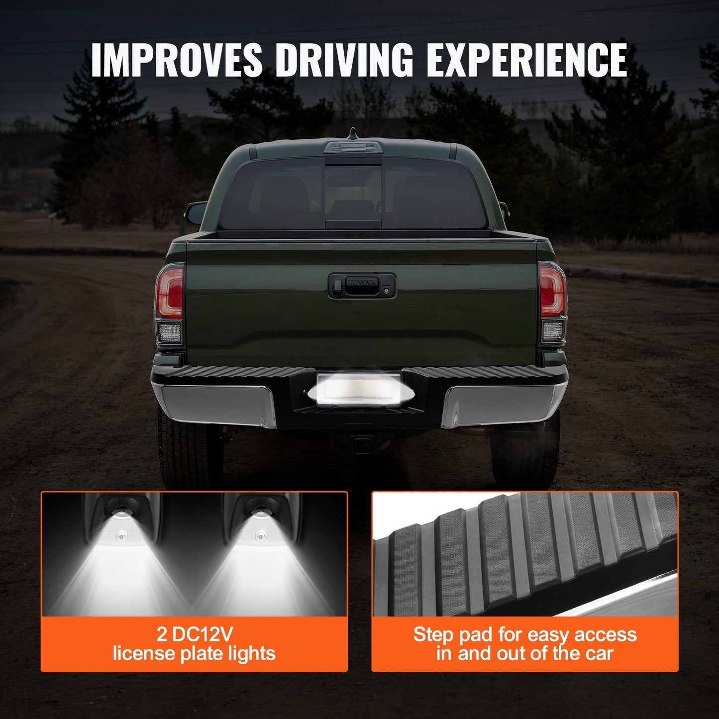Rear Step Bumper Steel Bumper for 2008-2016-Ford F250/Ford F350 Super Duty V952-FTK20082016F27V3FV9