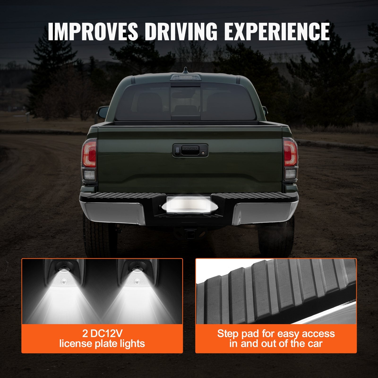Rear Step Bumper Steel Bumper for 2008-2016-Ford F250/Ford F350 Super Duty V952-FTK20082016F27V3FV9