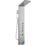 Shower Panel System, 4 Shower Modes Shower Panel Tower, Rainfall, Waterfall, 5 Full Body Massage Jets and V952-FTYS4CS2MSDPNYC1QV0