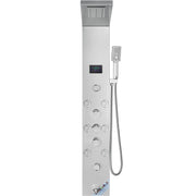 Shower Panel System, 6 Shower Modes, LED & Screen Hydroelectricity Shower Panel Tower, Rainfall, Waterfall, 8 V952-FTYS6CS2MSDPKUG3WV9