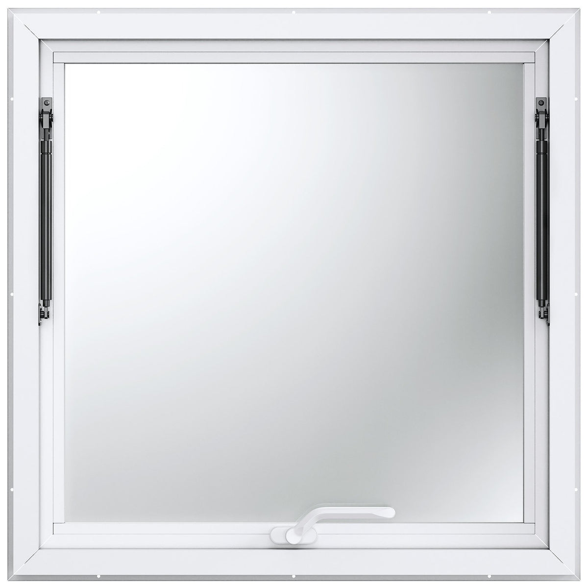 Concession Window 91x91cm, Aluminum Alloy Food Truck Service Window with Awning Door & Drag Hook, Up to 85 V952-FWCK36X36INC0H2VGV0