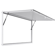 Concession Window 188x102cm, Aluminum Alloy Frame Service Window for Food Truck, Up to 85 Degrees Stand V952-FWCK7440YC0YW73KQ001V0