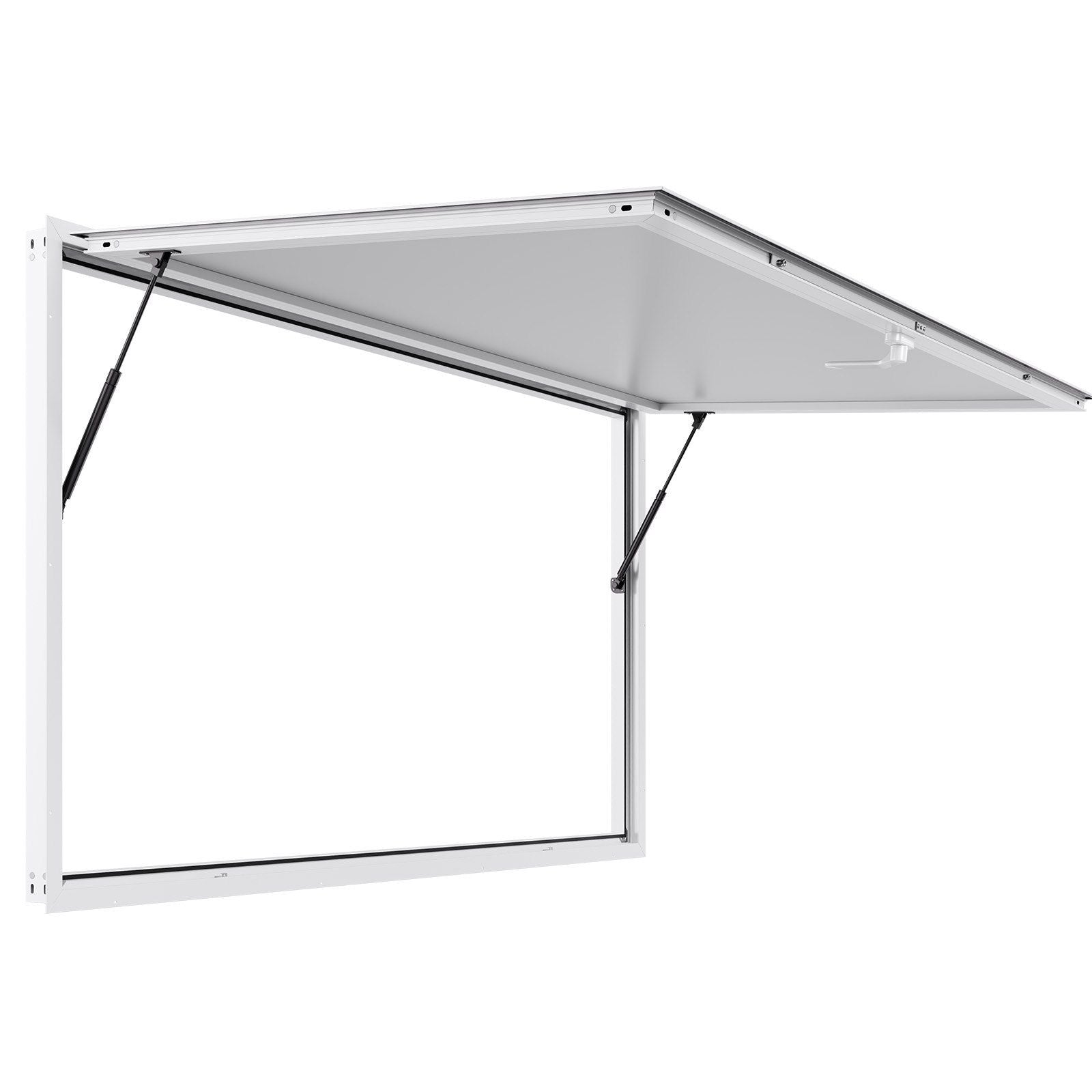 Concession Window 188x102cm, Aluminum Alloy Frame Service Window for Food Truck, Up to 85 Degrees Stand V952-FWCK7440YC0YW73KQ001V0