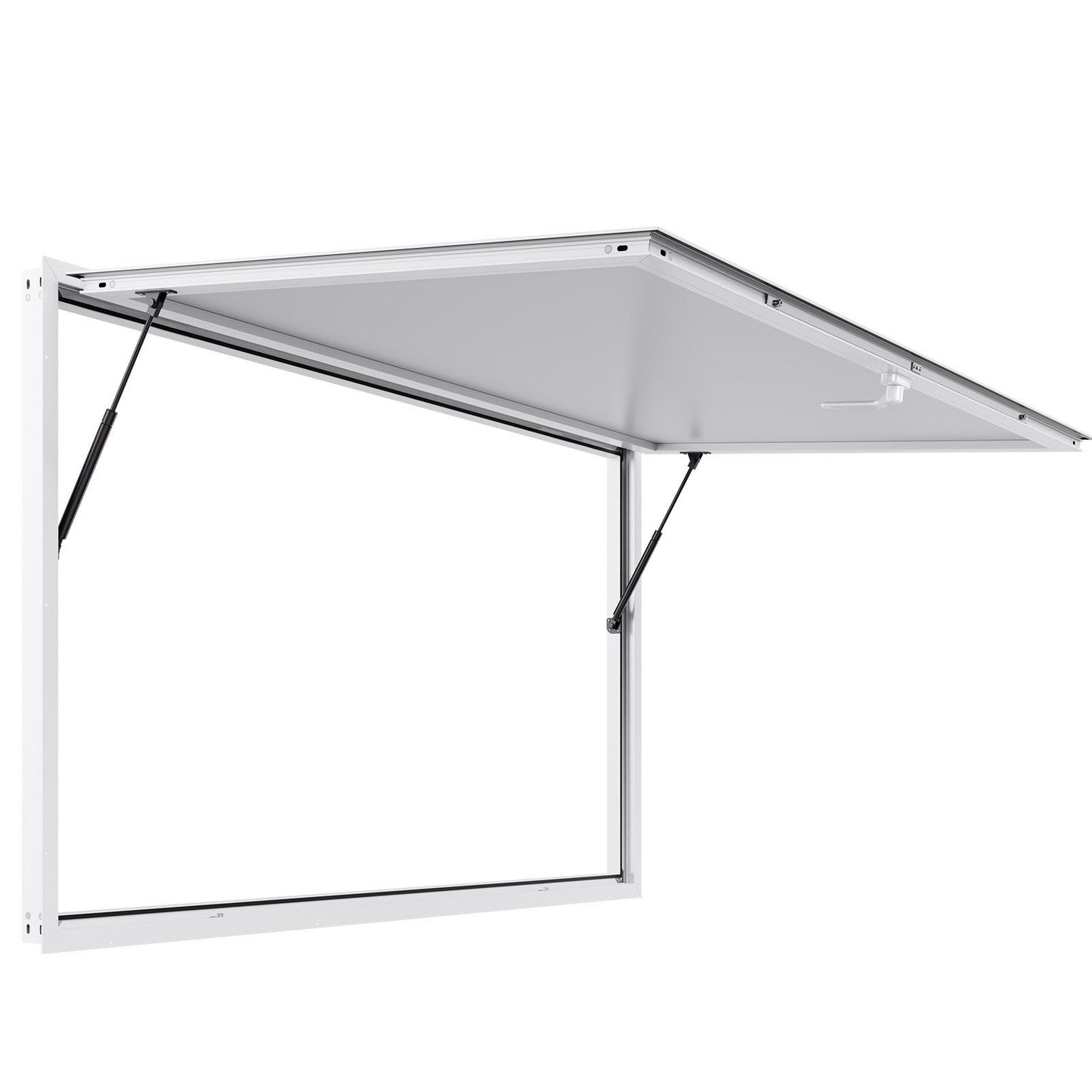 Concession Window 188x102cm, Aluminum Alloy Frame Service Window for Food Truck, Up to 85 Degrees Stand V952-FWCK7440YC0YW73KQ001V0