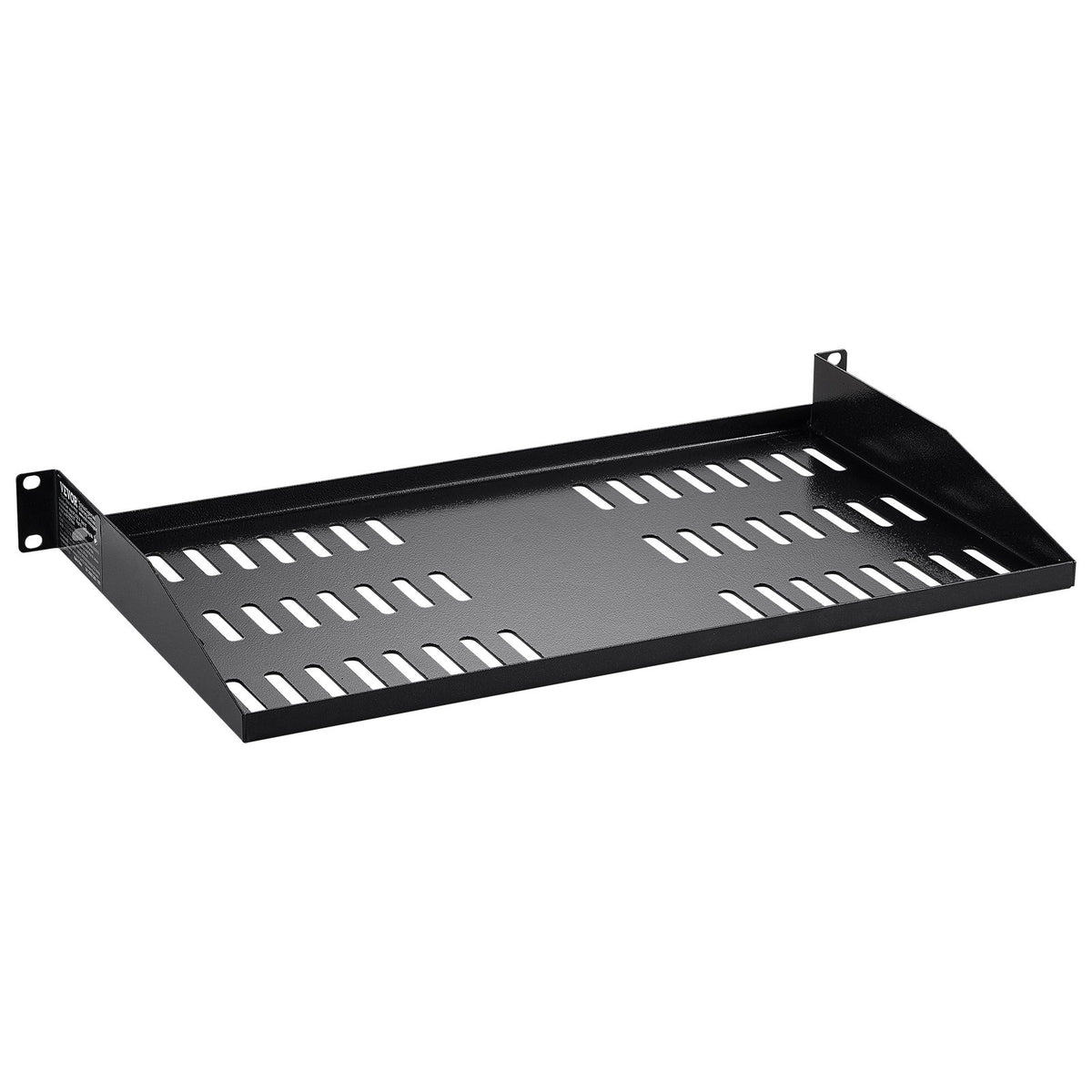 2PCS 1U Server Rack Shelf, 254mm Depth, 22.68kg Max Load Capacity Vented Cantilever or Wall Mount Rack Mount V952-FWQJJGB1U10YF1LZFV0