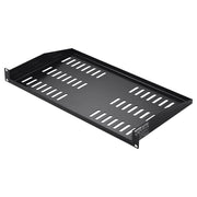 2PCS 1U Server Rack Shelf, 254mm Depth, 22.68kg Max Load Capacity Vented Cantilever or Wall Mount Rack Mount V952-FWQJJGB1U10YF1LZFV0