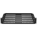 2U Server Rack Shelf 16"/406 mm Depth Vented Rack Mount Shelf with Tray V952-FWQJJGB2U16Y33AWQV0