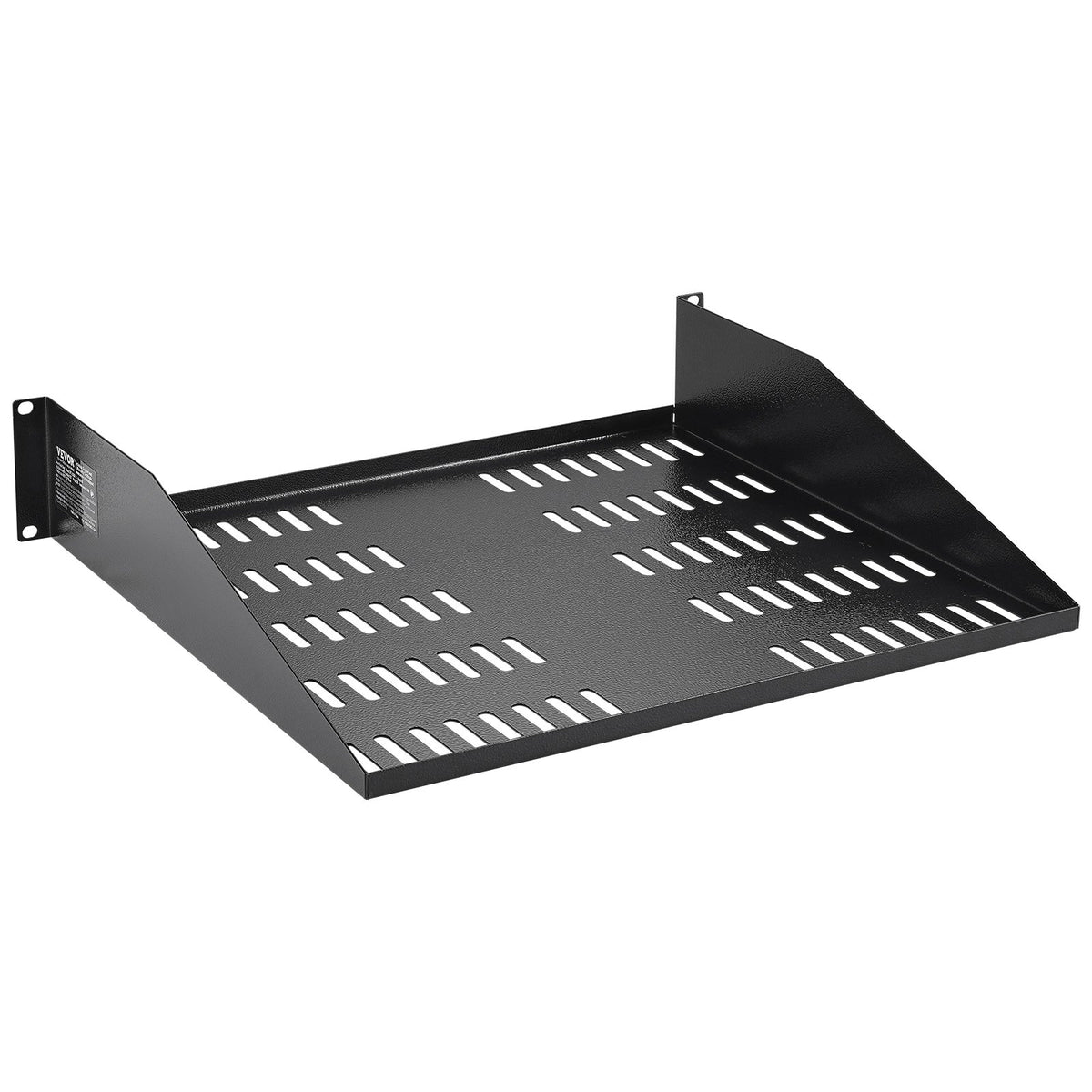 2U Server Rack Shelf 16"/406 mm Depth Vented Rack Mount Shelf with Tray V952-FWQJJGB2U16Y33AWQV0