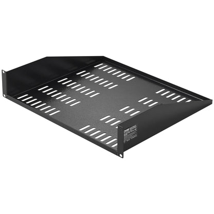 2U Server Rack Shelf 16"/406 mm Depth Vented Rack Mount Shelf with Tray V952-FWQJJGB2U16Y33AWQV0