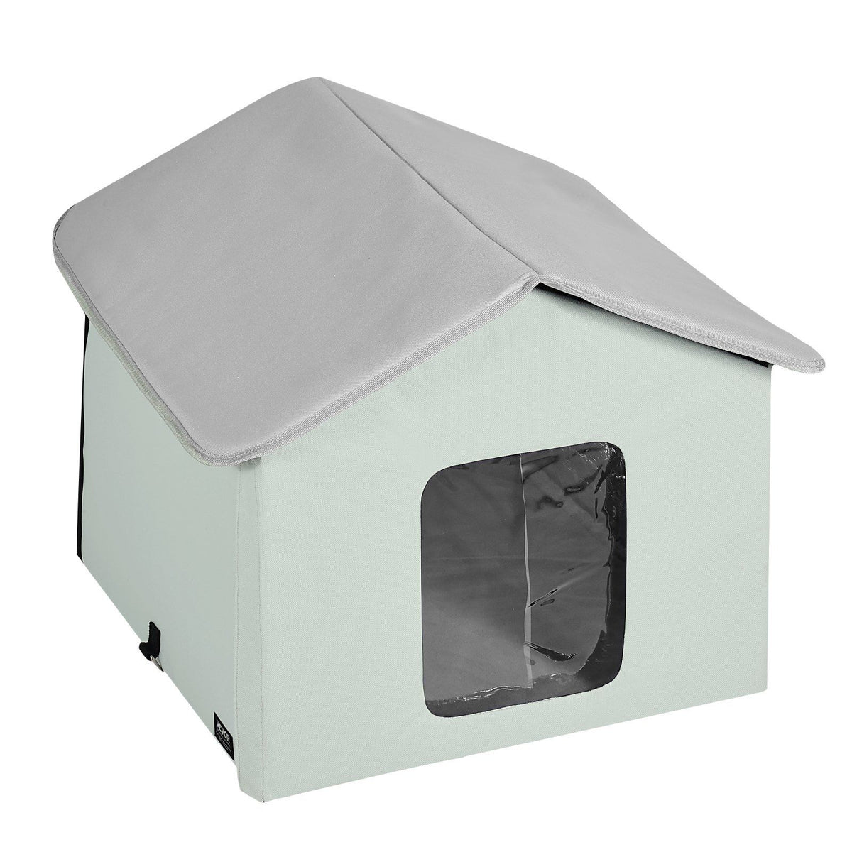 Heated Cat House, Outdoor Kitty Shelter with Adjustable Temperature and Timer, 600D Oxford Cloth Foldable Cat V952-FWSBYMBHSNJB0APUQV3