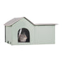 Heated Cat House, Outdoor Kitty Shelter with Adjustable Temperature and Timer, 600D Oxford Cloth Foldable Cat V952-FWSBYMBHSNJBGX6FWV3