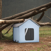 Heated Cat House, Outdoor Kitty Shelter with Timer, 600D Oxford Cloth Foldable Cat Shelter with Heated Pad V952-FWSBYMBHSNJBUZ1X4V3