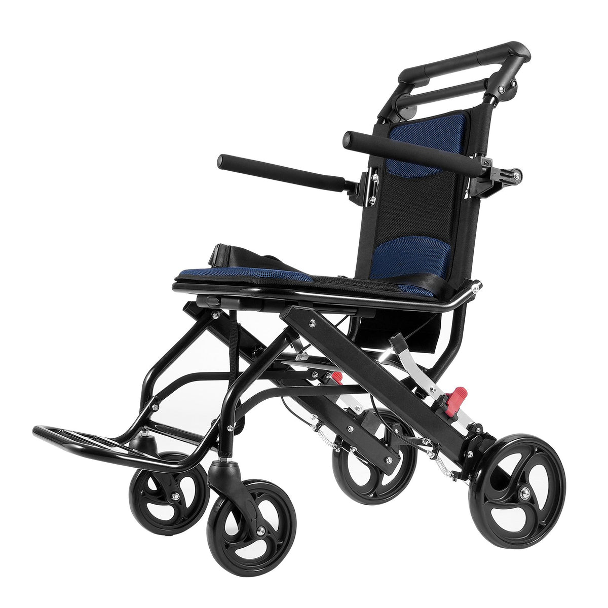 Wheelchair, Aluminum Alloy Ultra-Lightweight Transport Chair for Adults, Foldable Cabin Wheelchair with V952-FWYSLYLHJ157O4N02V0