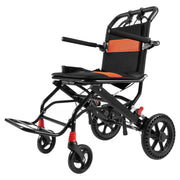 Wheelchair Aluminum Alloy Transport Chair Foldable 18-In W Seat 220lbs V952-FWYSLYLHJSX1TQ05XV0