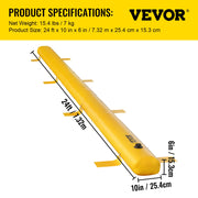 Flood Barrier Hydro Barrier 24' Length x 6 V952-FX24FT10IN6IN4PBZV0