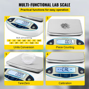 Lab Analytical Balance Digital Precision Scale 5000gx0.01g High Precision V952-FX5000GX0.01GUAOMV3