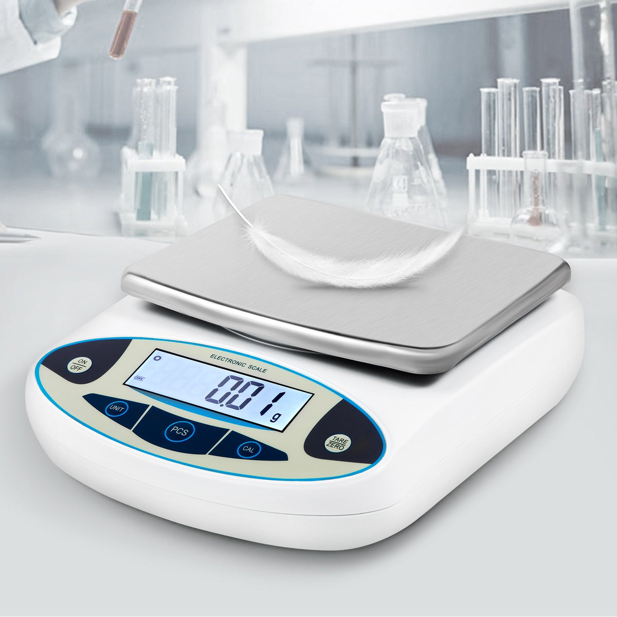 Lab Analytical Balance Digital Precision Scale 5000gx0.01g High Precision V952-FX5000GX0.01GUAOMV3