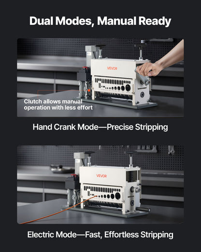 Electric Wire Stripper Machine, 1.5-40 mm, 11 Channel Automatic Copper Cable Stripper, 370W Wire Stripper V952-FXBXJDDDDCG3275PQ001V3