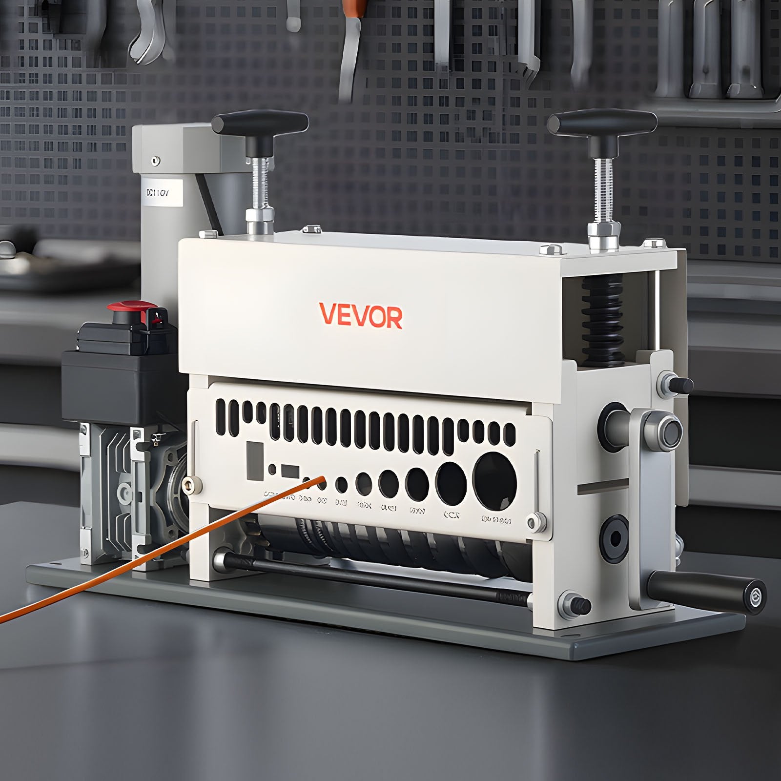 Electric Wire Stripper Machine, 1.5-40 mm, 11 Channel Automatic Copper Cable Stripper, 370W Wire Stripper V952-FXBXJDDDDCG3275PQ001V3