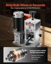 Electric Wire Stripping Machine, 1.5-40 mm, 400W Automatic Motorized Cable Stripper, 9.84 IPS (15 m/min) Wire V952-FXBXJDDDDCG4YEMI5V3