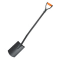 Square Shovel, 122 cm Heavy-Duty Flat Shovel, Transfer Shovels with Alloy Steel Blade and Non-Slip D-Handle, V952-FXCDXBS48INCH0K34001V0
