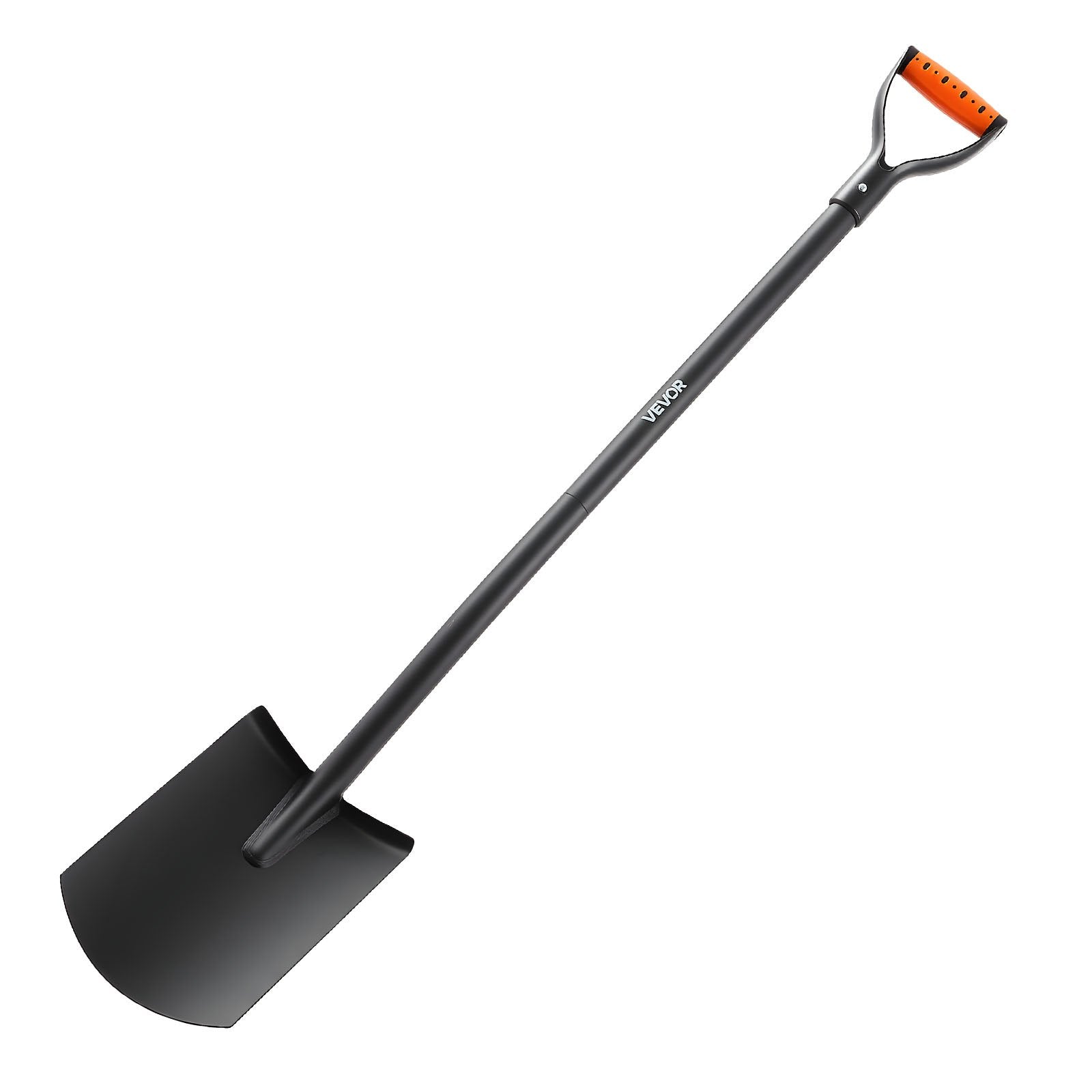 Square Shovel, 122 cm Heavy-Duty Flat Shovel, Transfer Shovels with Alloy Steel Blade and Non-Slip D-Handle, V952-FXCDXBS48INCH0K34001V0