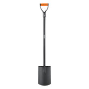 Square Shovel, 122 cm Heavy-Duty Flat Shovel, Transfer Shovels with Alloy Steel Blade and Non-Slip D-Handle, V952-FXCDXBS48INCH0K34001V0