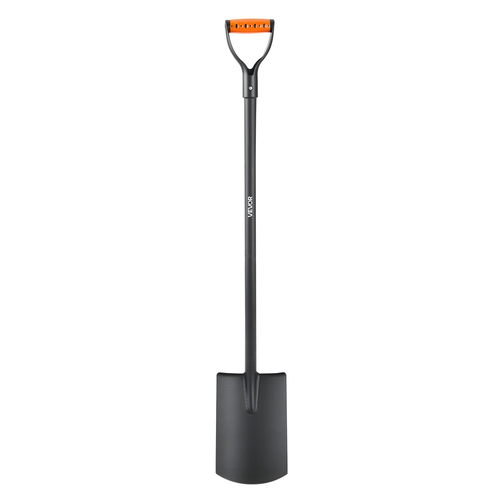 Square Shovel, 122 cm Heavy-Duty Flat Shovel, Transfer Shovels with Alloy Steel Blade and Non-Slip D-Handle, V952-FXCDXBS48INCH0K34001V0