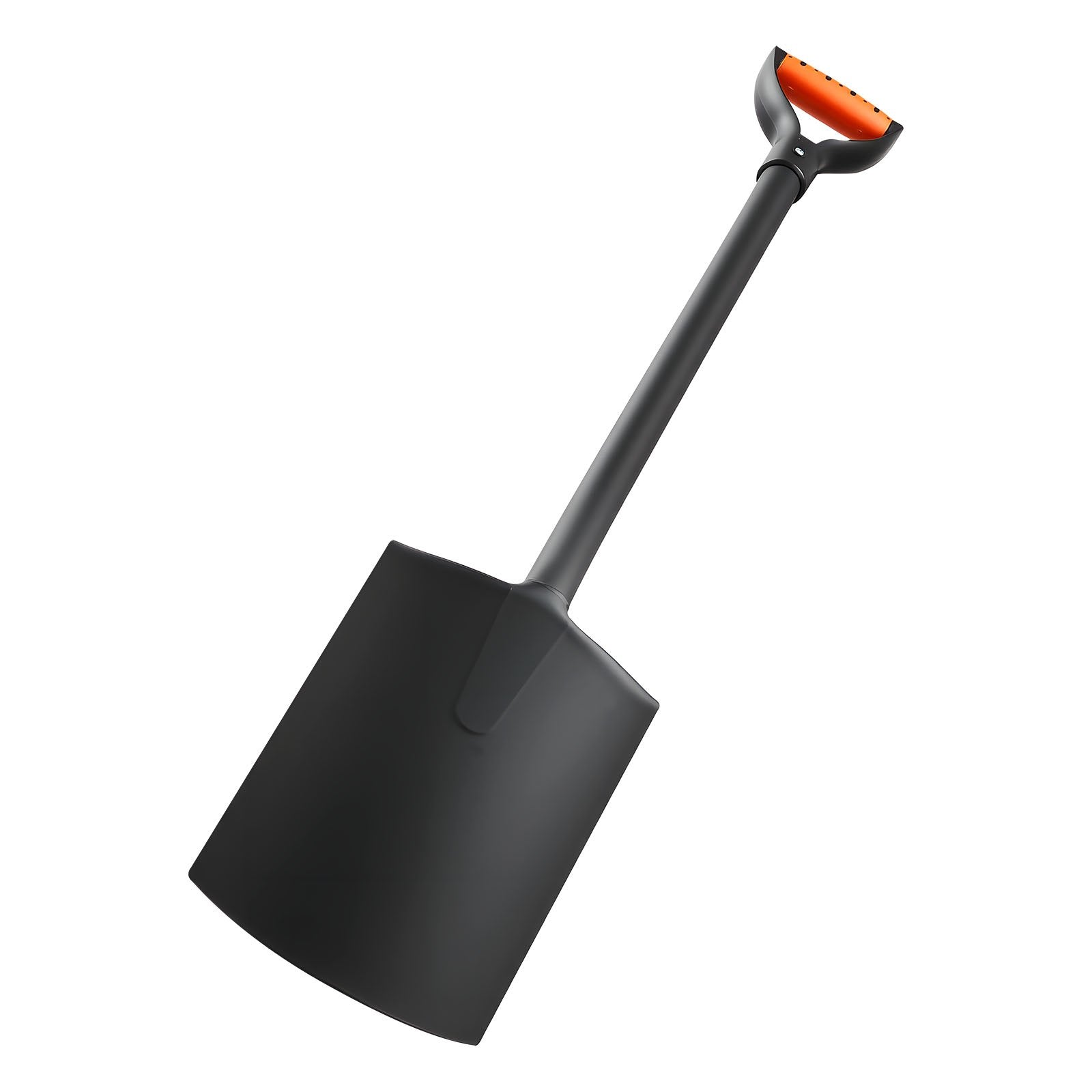 Square Shovel, 122 cm Heavy-Duty Flat Shovel, Transfer Shovels with Alloy Steel Blade and Non-Slip D-Handle, V952-FXCDXBS48INCH0K34001V0