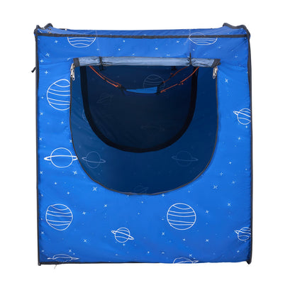 Bed Tent, Pongee Fabric, 2 Doors Breathable Dream Tent with 8.5 mm Fiber Poles on Bed Privacy, Full Size V952-FXCSZPSMLLM76FPA6V0
