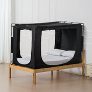 3 Doors Bed Tent Breathable Tent 70% Blackout with 9.5 mm Fiber Poles V952-FXCSZPSMLLM76OKI9V0