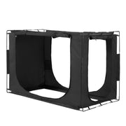 3 Doors Bed Tent Breathable Tent 70% Blackout with 9.5 mm Fiber Poles V952-FXCSZPSMLLM76OKI9V0